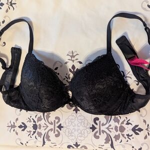 La SENZA Obsession Black Lace Push-Up Bra